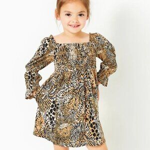 Lilly Pulitzer Walk On The Wild Side Mini Beyonca Girls Dress M NWT